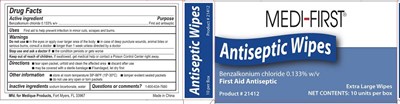 Medi Antiseptic Wipes Dukal 2020